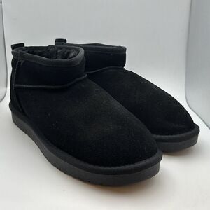 CUSHIONAIRE Women's pull on boot 10 BLACK